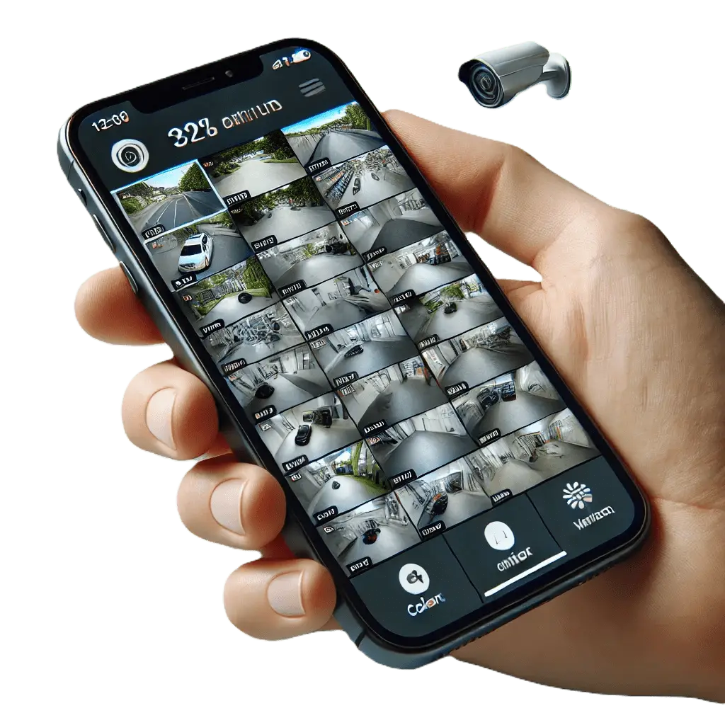 Monitoreo de cámaras de seguridad desde celular en Santiago 24/7